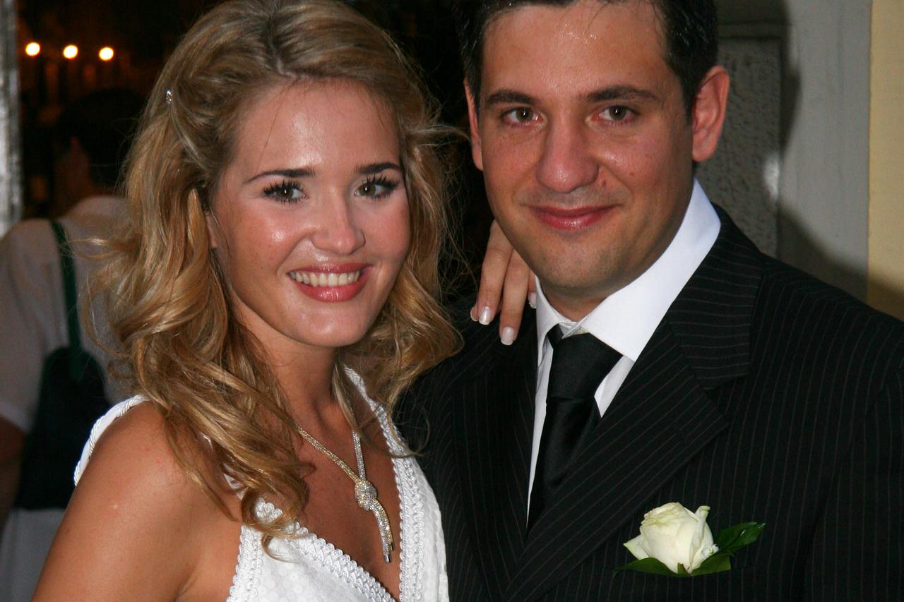 ARHIVA - 2005. Zagreb: Kratki brak Lane Pavić i Ivora Vucelića privukao je veliku pažnju javnosti