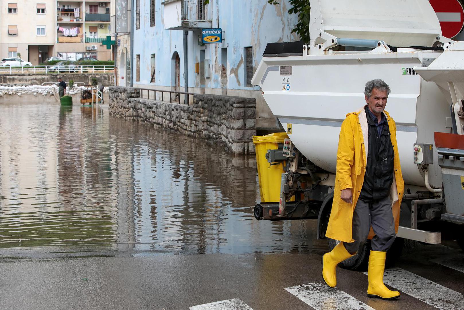 16.05.2023., Obrovac - Posljedice poplave koja je uslijed velike kolicine kise pogodila Obrovac.  Photo: Sime Zelic/PIXSELL