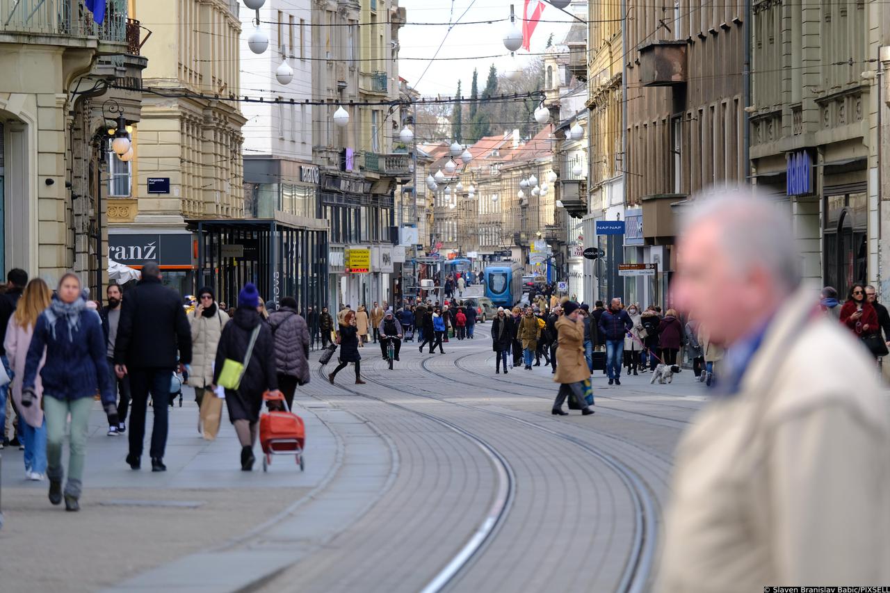 Gradska svakodnevica u centru Zagreba