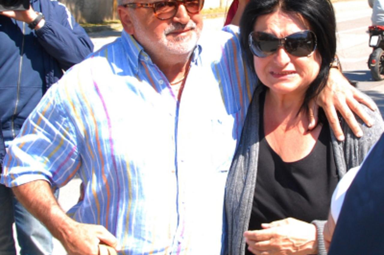 \'06.05.2011.-Pula.-Vinka Cetinski pustena iz istraznog zatvora u Puli Photo: Dusko Marusic/PIXSELL\'