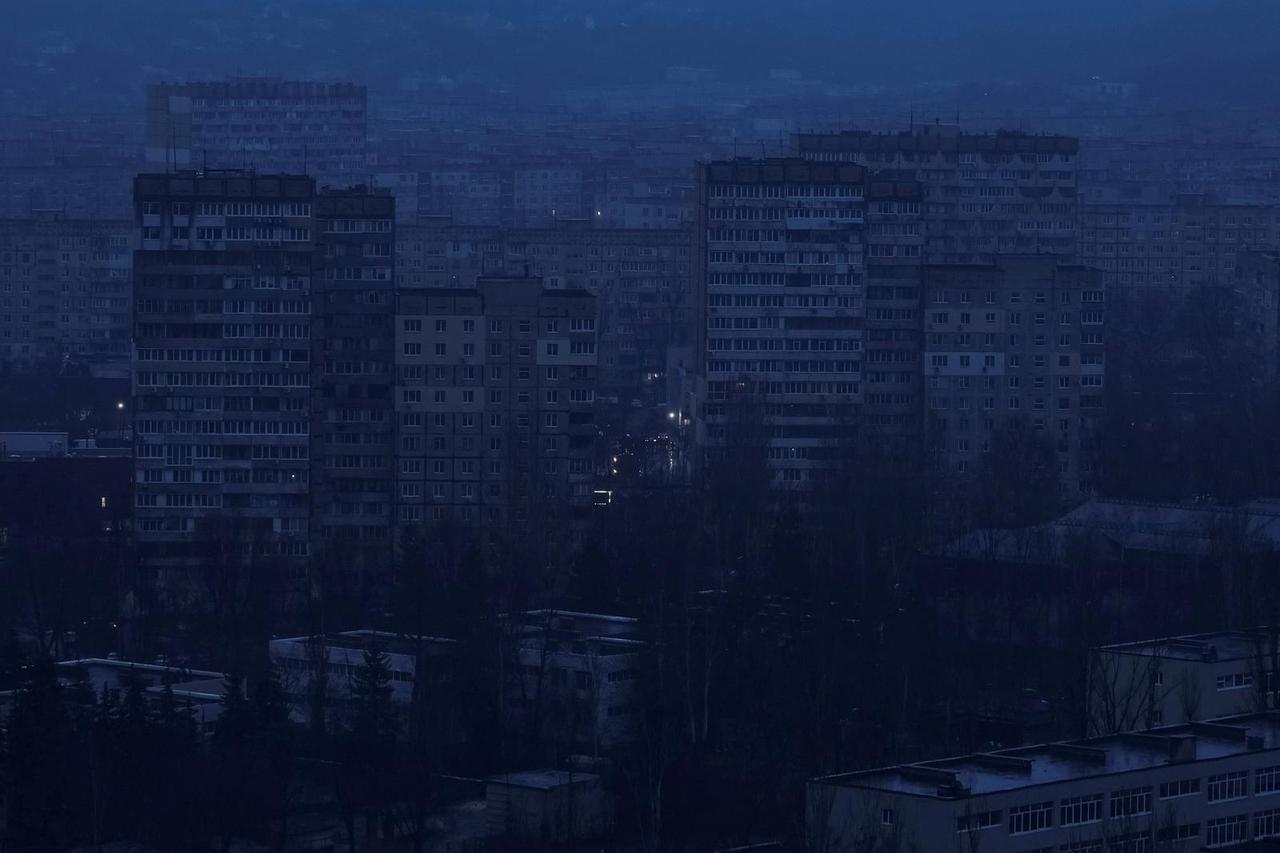 Power blackout in Dnipro