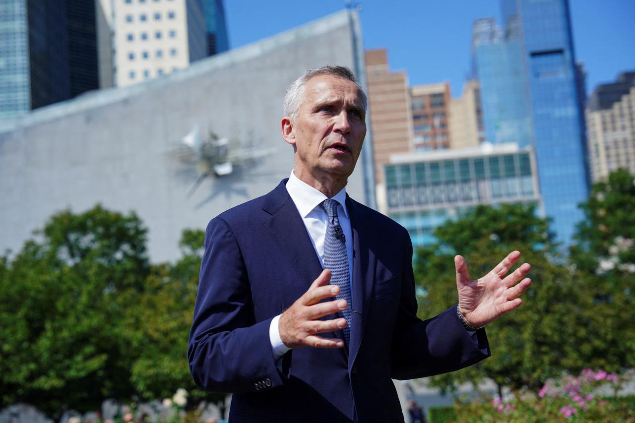 Reuters interview with NATO Secretary General Jens Stoltenberg at the 78th United Nations General Assembly