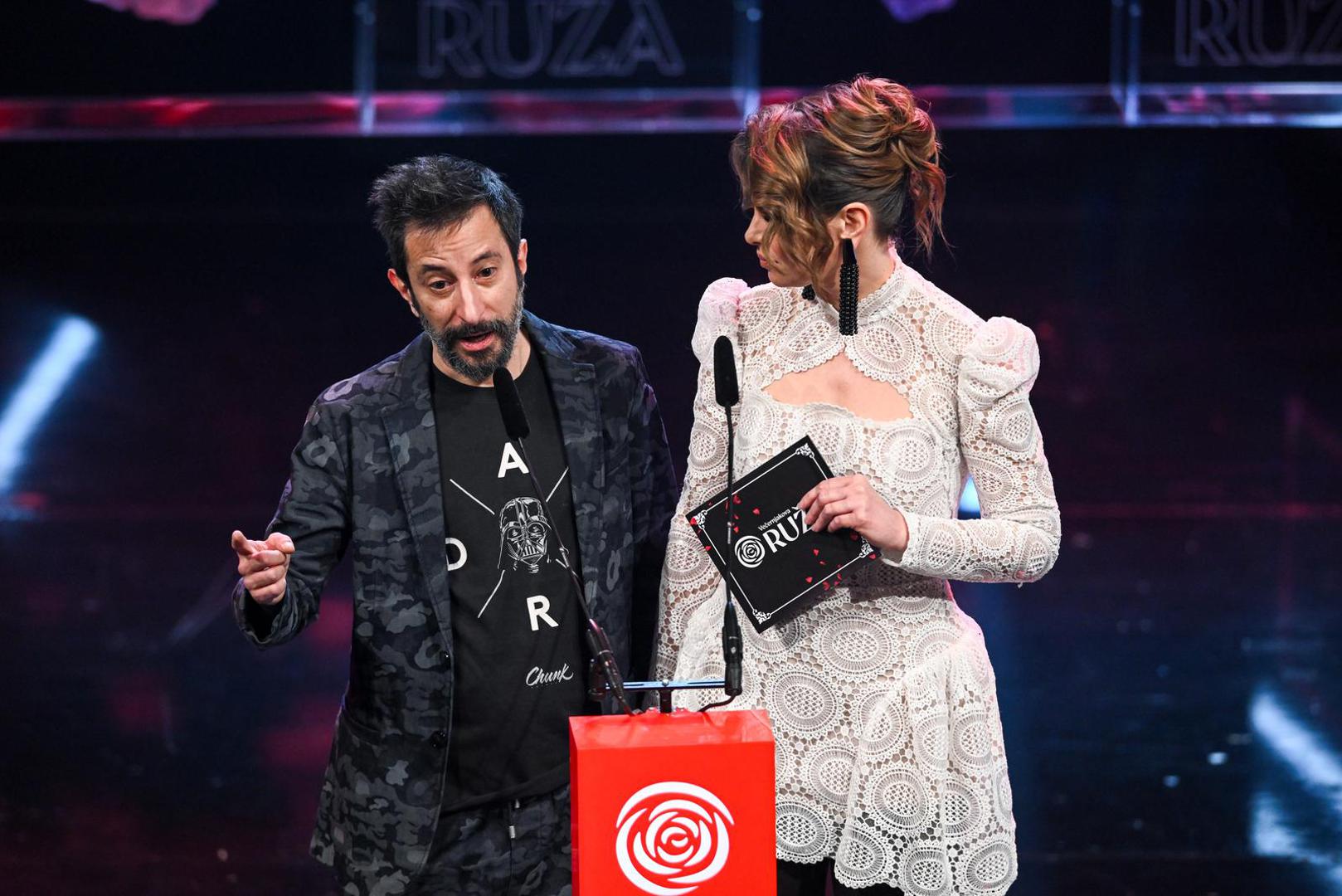 Prezenteri Mia Kovačić i Asim Ugljen