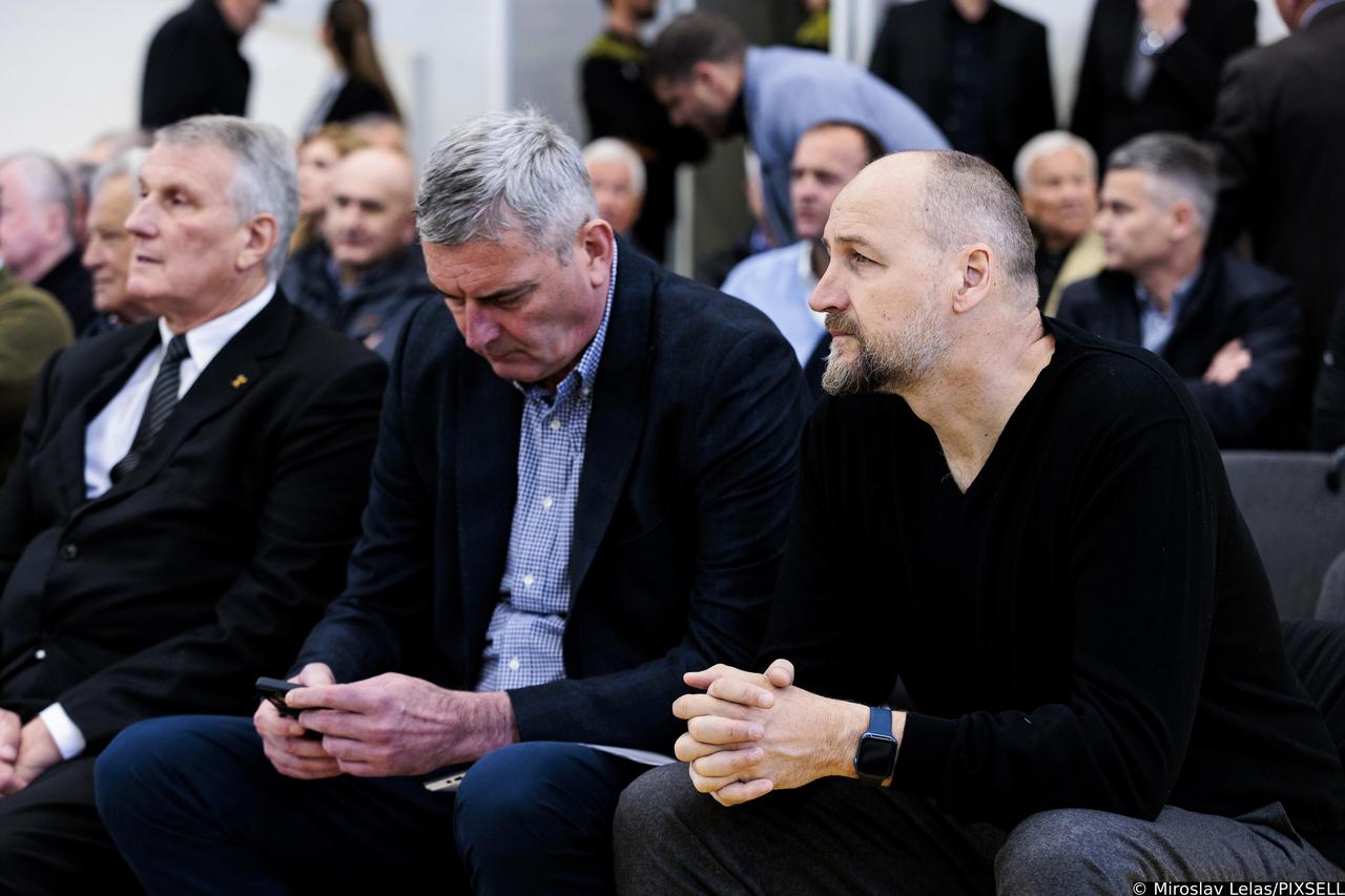 Split: Komemorativni skup za Petra Skansija u košarkaškoj dvorani Gripe