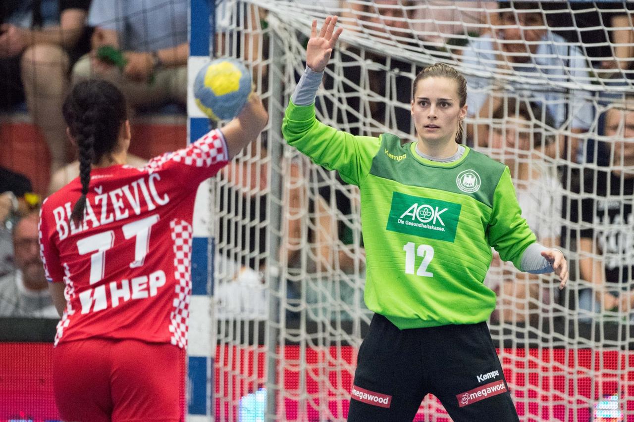 Handball Laenderspiel / World Cup Qualification / Germany - Croatia 25:21.
