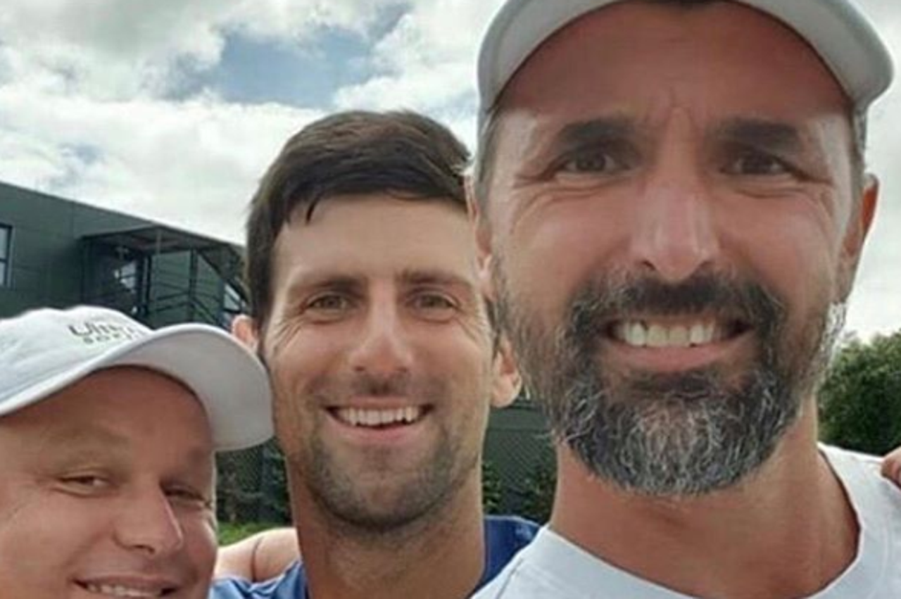 Novak Đoković i Goran Ivanišević