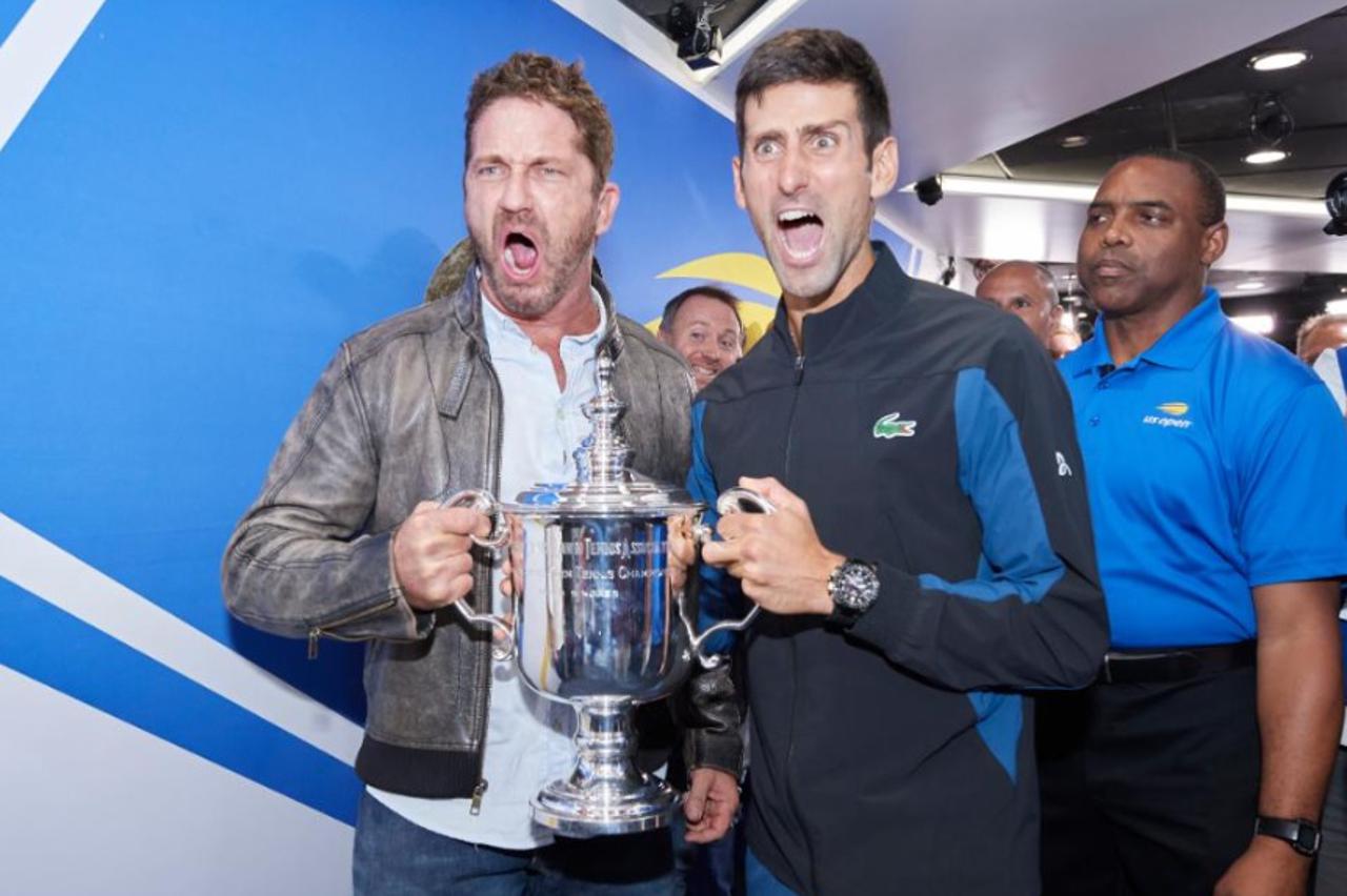 Novak Đoković i Gerard Butler