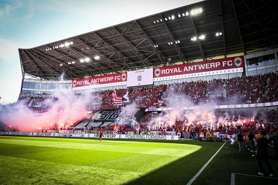 Antwerpen: Doigravanje Jupiler Pro lige između Royal Antwerp FC RAFC i Royale Union Saint-Gilloisea