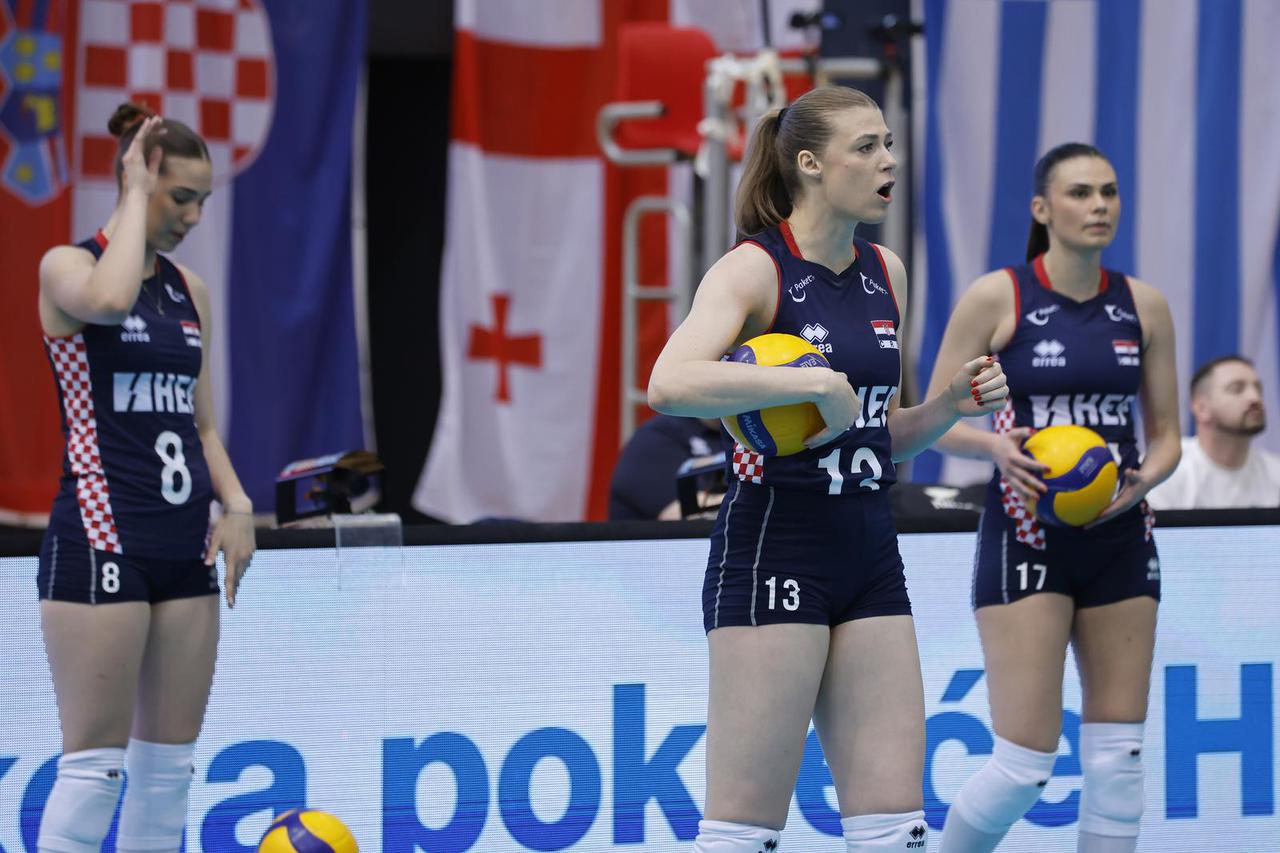 Osijek: Susret Hrvatske i Litve u 3 . kolu Europske lige za odbojkašice