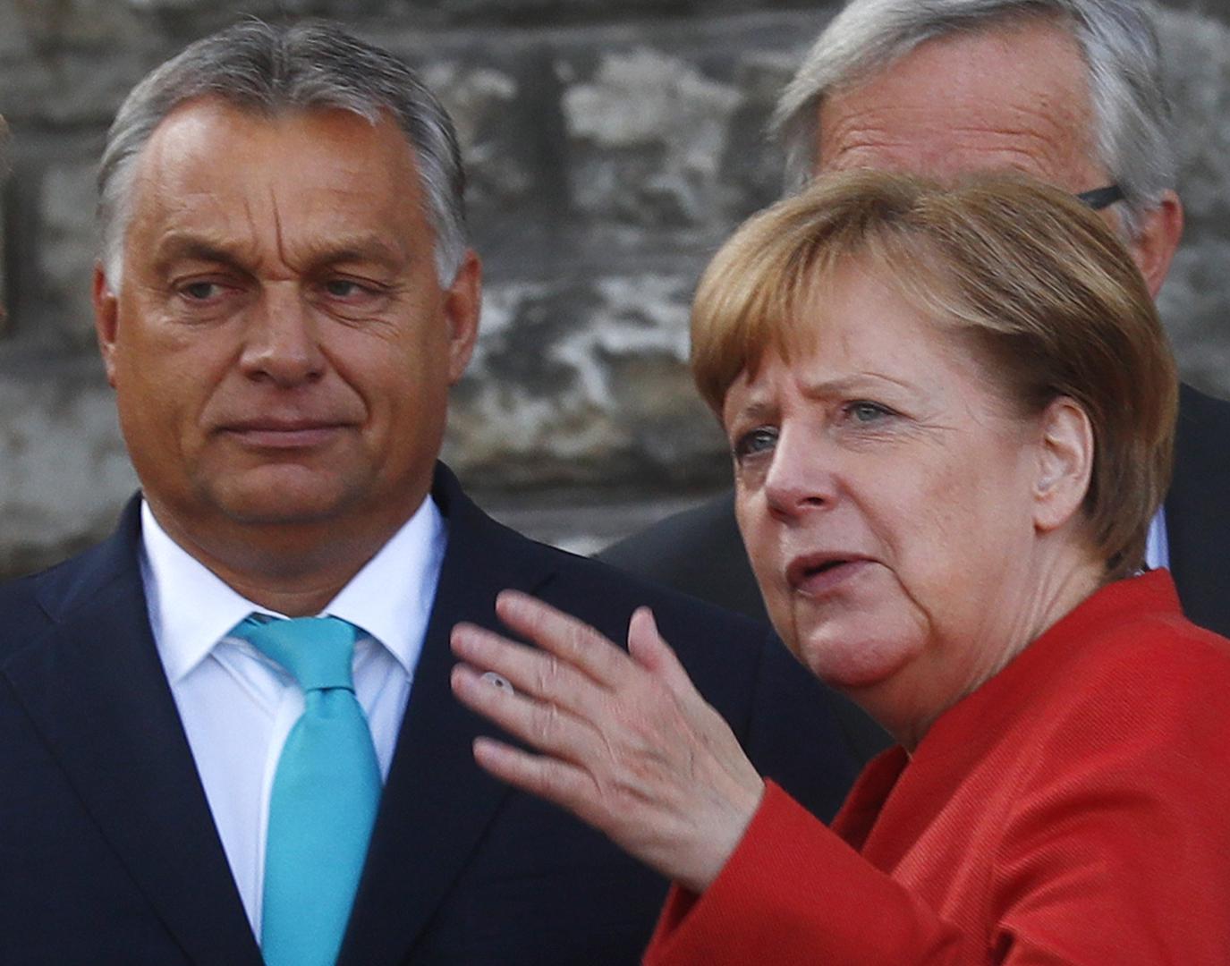 Viktor Orban i Angela Merkel