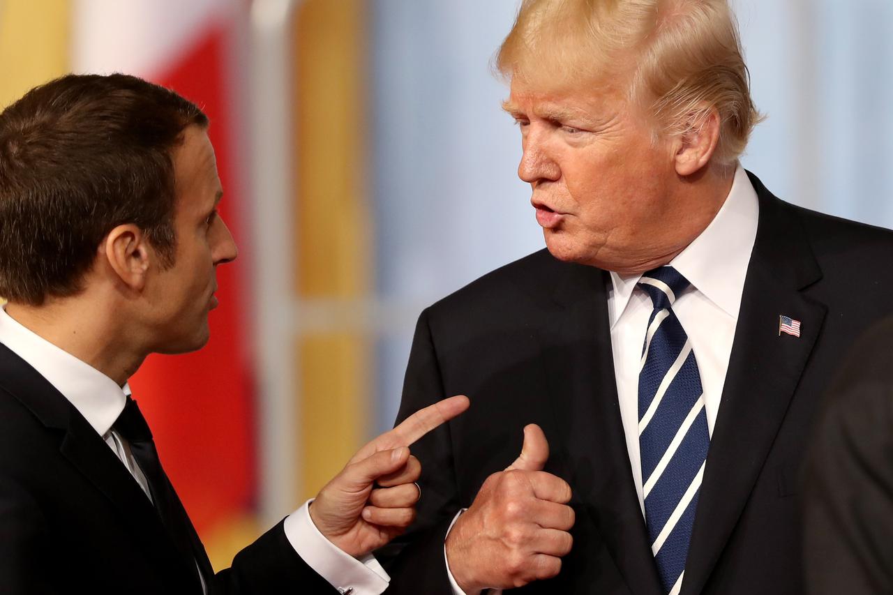 Trump i Macron