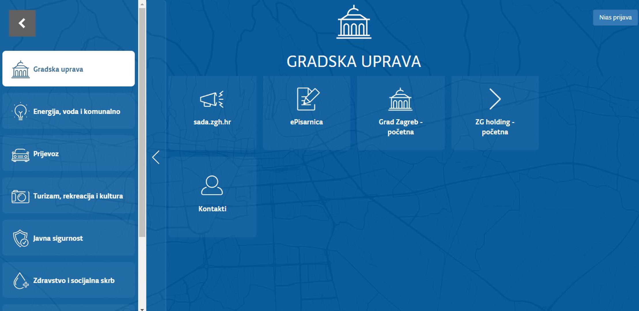 Moj Zagreb - Na gradskoj internetskoj stranici Zagrepčani mogu sami dojaviti komunalne probleme ili stanje plinomjera, pa i isplanirati putovanje ZET-ovim linijama tramvaja i autobusa.