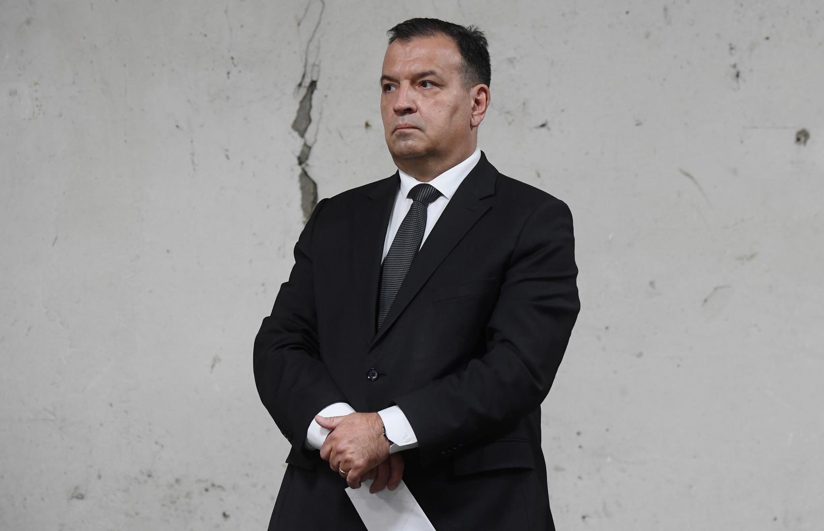 25.03.2020., Zagreb - Nacionalni stozer civilne zastite odrzao je konferenciju za medije o najnovijim detaljima sirenja koronavirusa u Hrvatskoj. ministar zdravstva Vili Beros. Photo: Marko Lukunic/POOL/PIXSELL