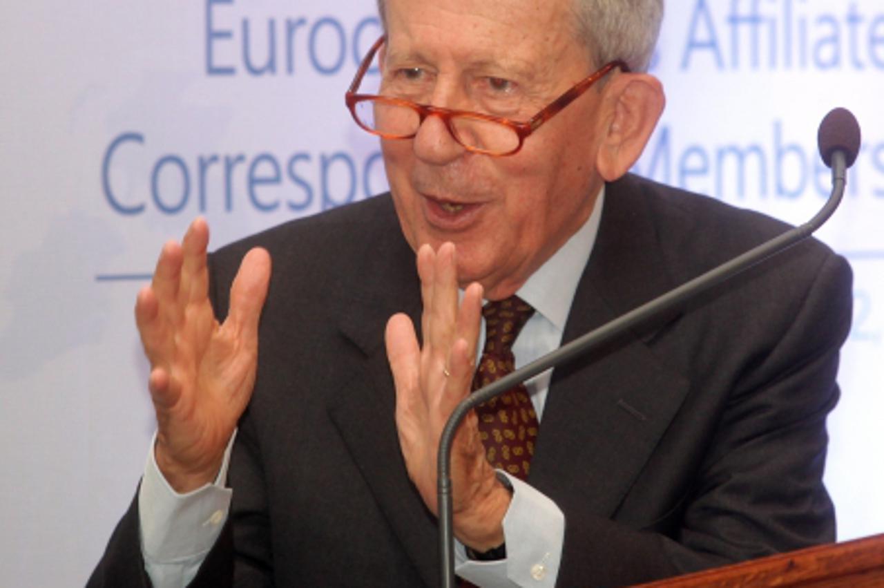 '10.09.2012., Zagreb - Rosveltov trg. HGK, konferencija europskih komora, predsjednik Eurochambres Alessandro Barberis. Photo: Zarko Basic/PIXSELL'