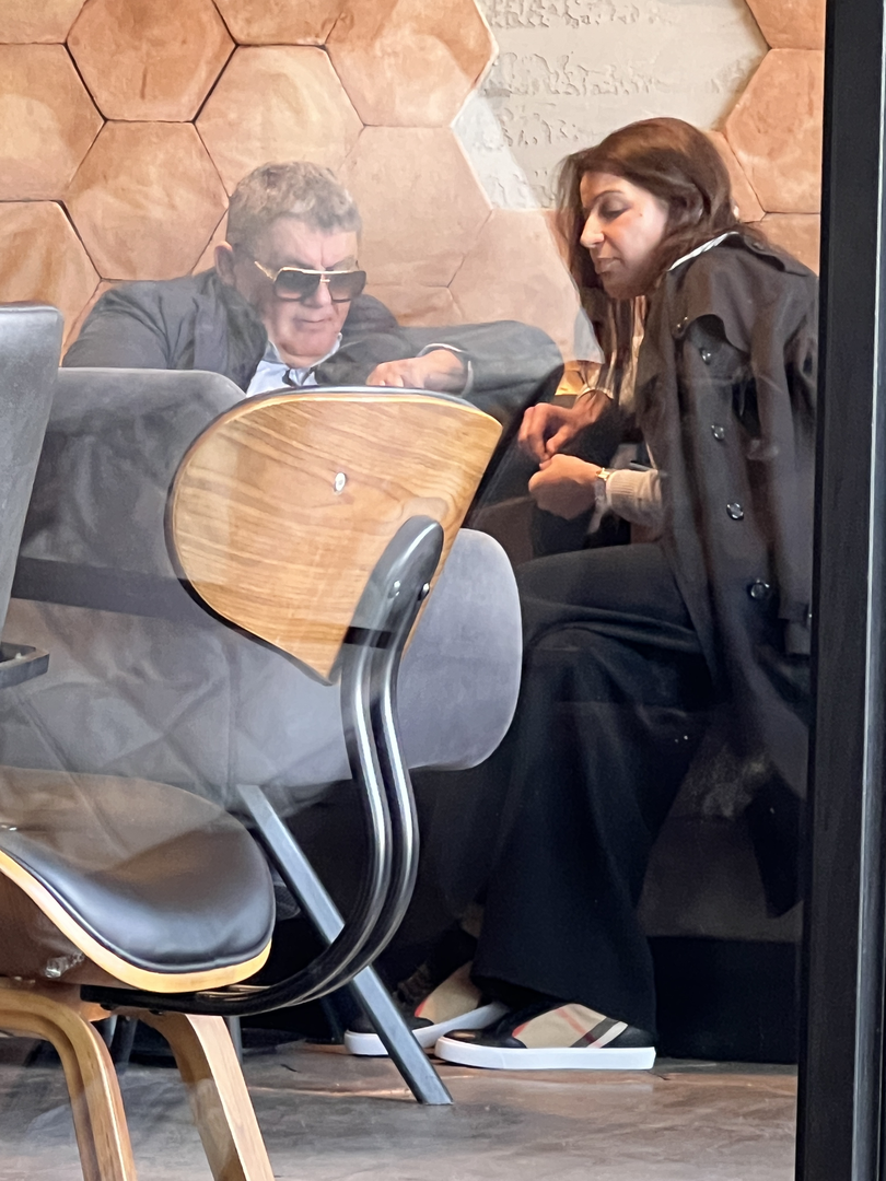 EKSKLUZIVNO 05.03.2024., Zagreb - Josipa Pleslic (bivsa Rimac) u drustvu bosanskohercogackim poduzetnikom Milenkom Basicem na picu u kaficu na zapadnom dijelu grada. Photo: Pixsell/PIXSELL