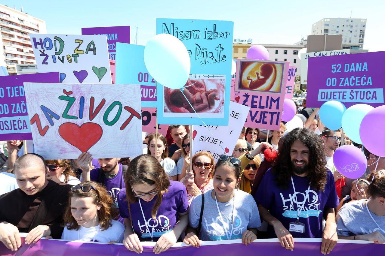 U Zadru održan prvi Hod za život