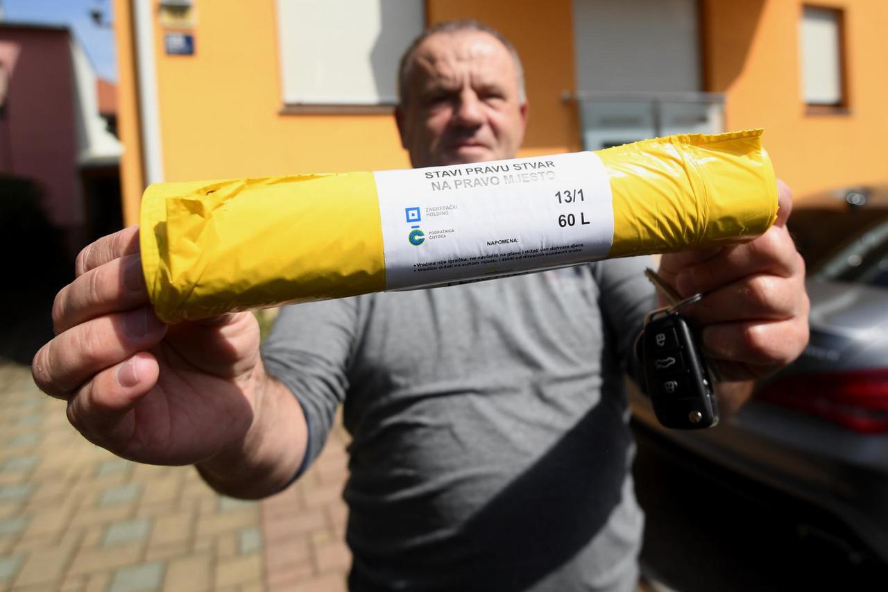 Žute vrećice za staklo i metal