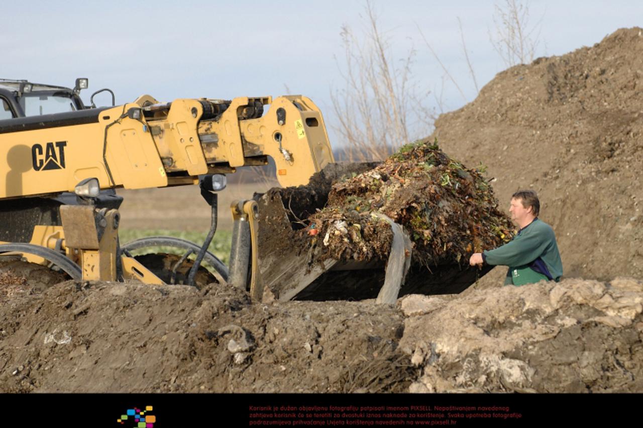 '23.01.2012., Totovec - Deponij otpada gradskog komunalnog poduzeca CAKOM. Photo: Vjeran Zganec-Rogulja/PIXSELL'