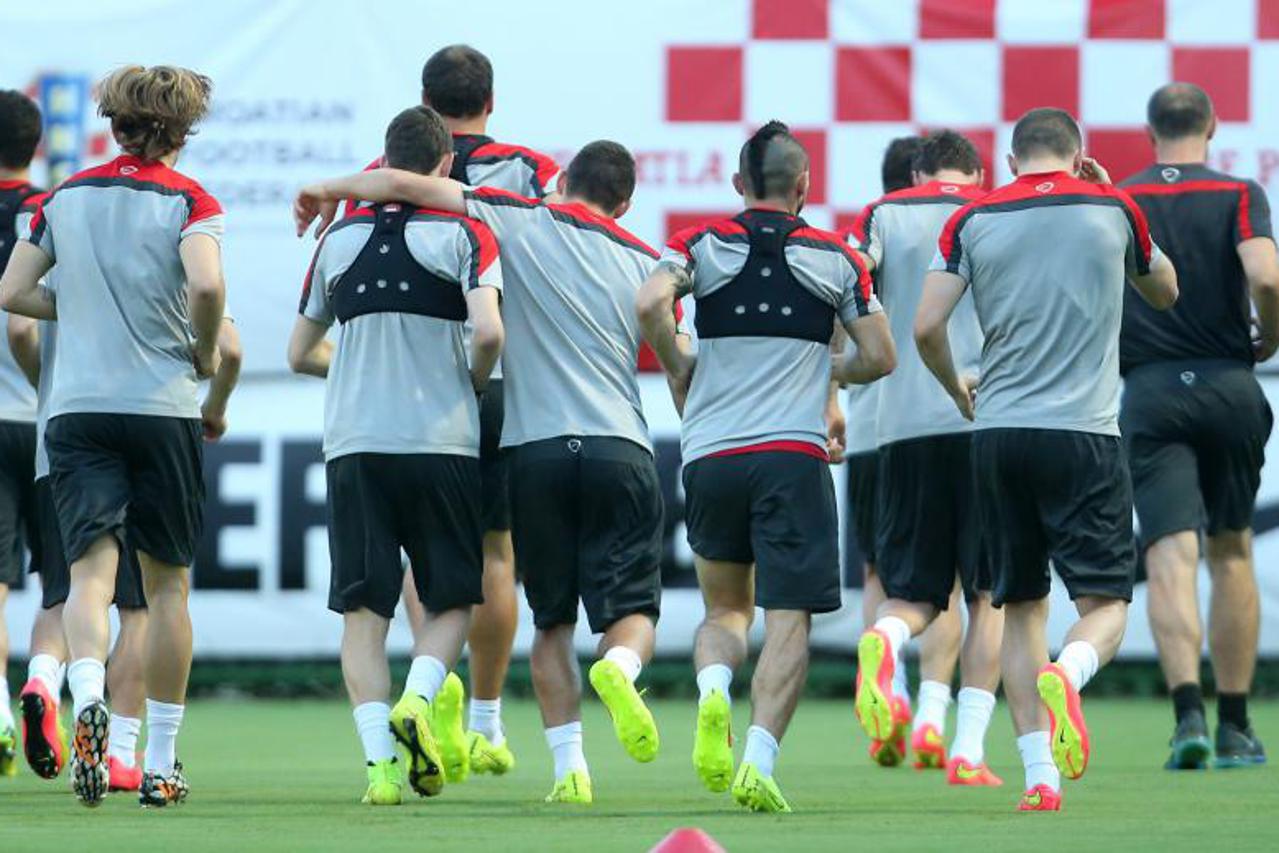 Hrvatska nogometna reprezentacija na treningu