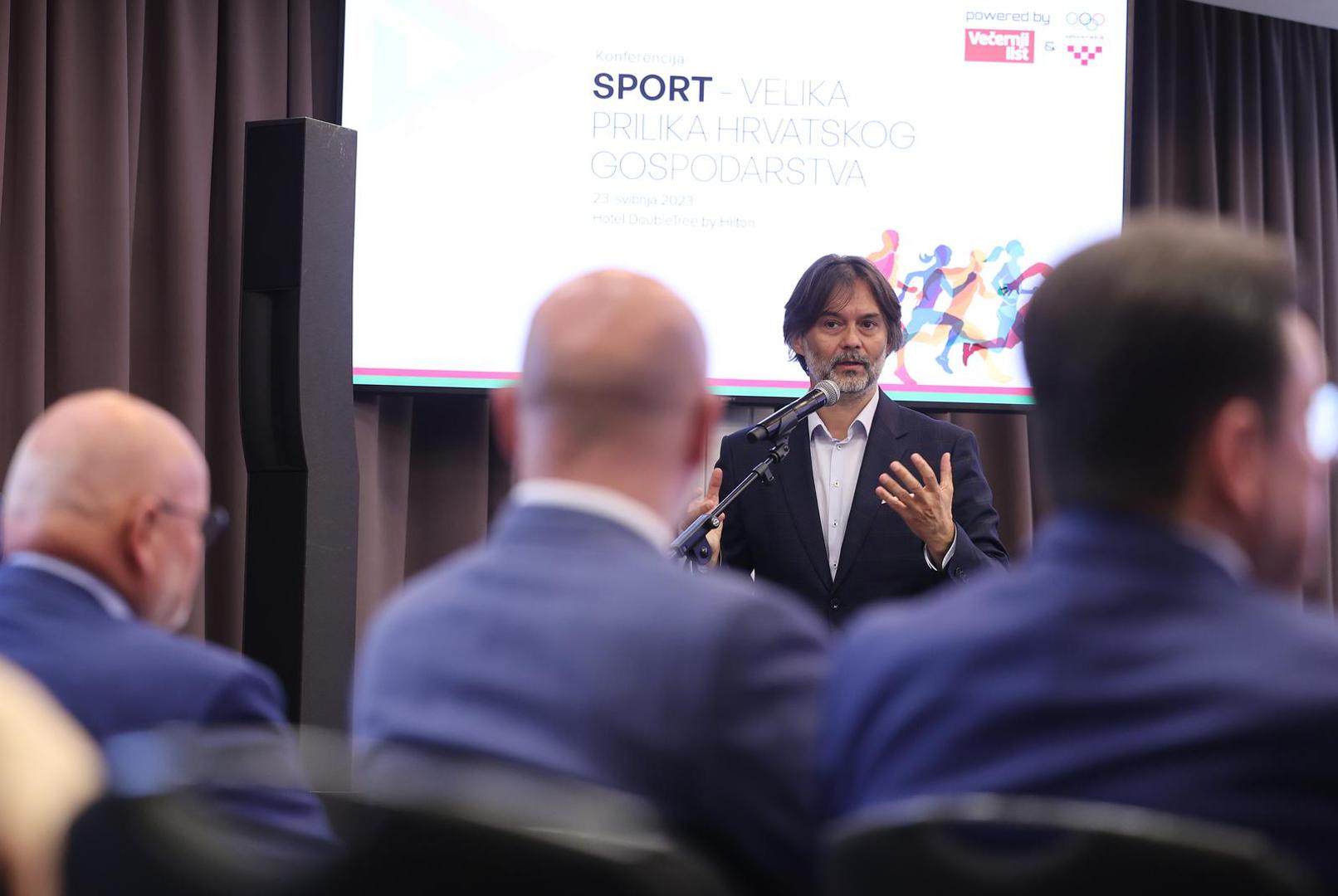 23.05.2023., Hotel DoubleTree by Hilton, Zagreb - Konferencija Vecernjeg lista HOOSport – velika prilika hrvatskog gospodarstva. Photo: Marko Prpic/PIXSELL