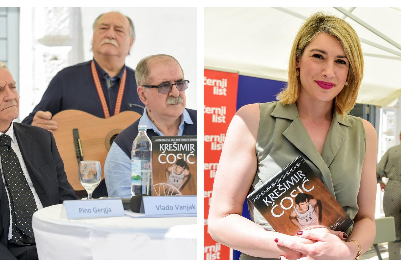 Promocija autobiografija Krešimira Ćosića 'Igraj, vjeruj, živi!' u Zadru
