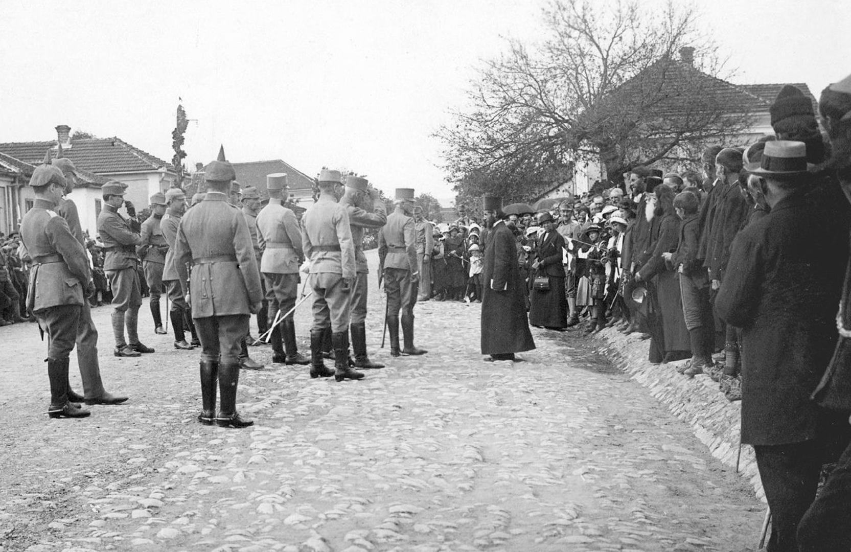 Kragujevac, 9. svibnja 1916.:
prota Jordan obraća se grofu
Ivanu Salis-Seewisu, glavnom
vojnom guverneru Srbije