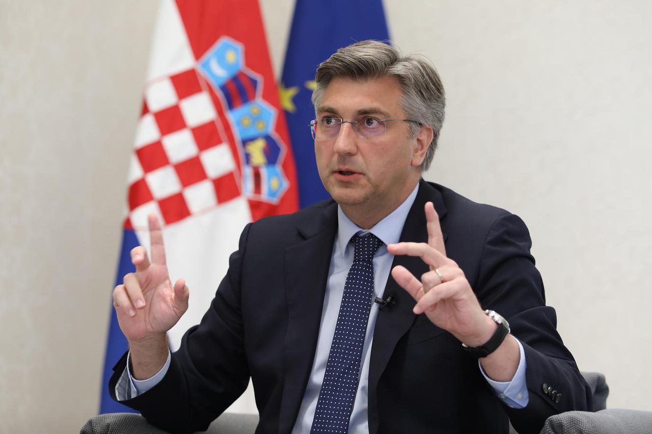 Zagreb: Andrej Plenković, predsjednik HDZ-a i predsjednik Vlade RH