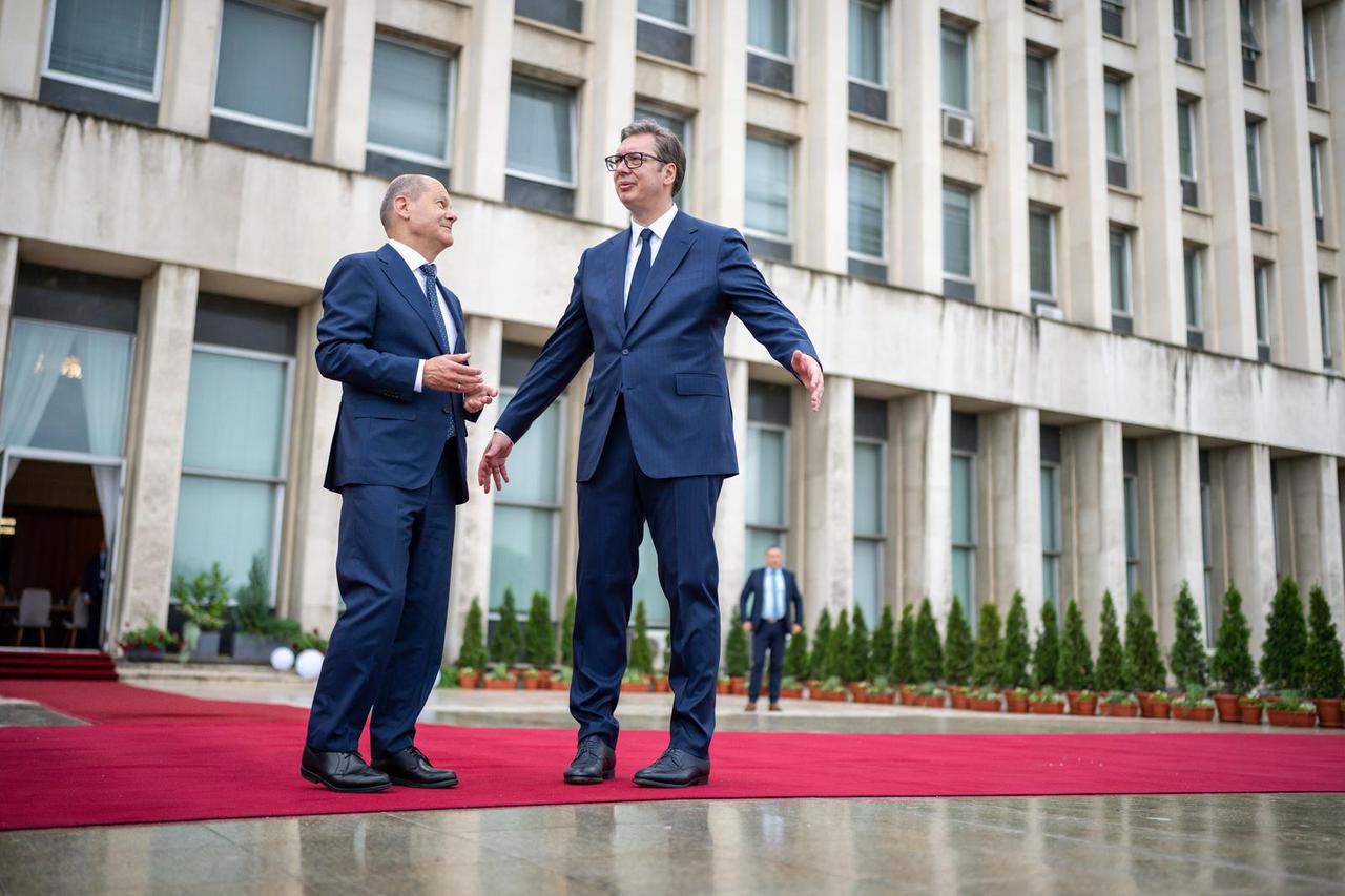 Chancellor Scholz on Balkan Mission to Serbia