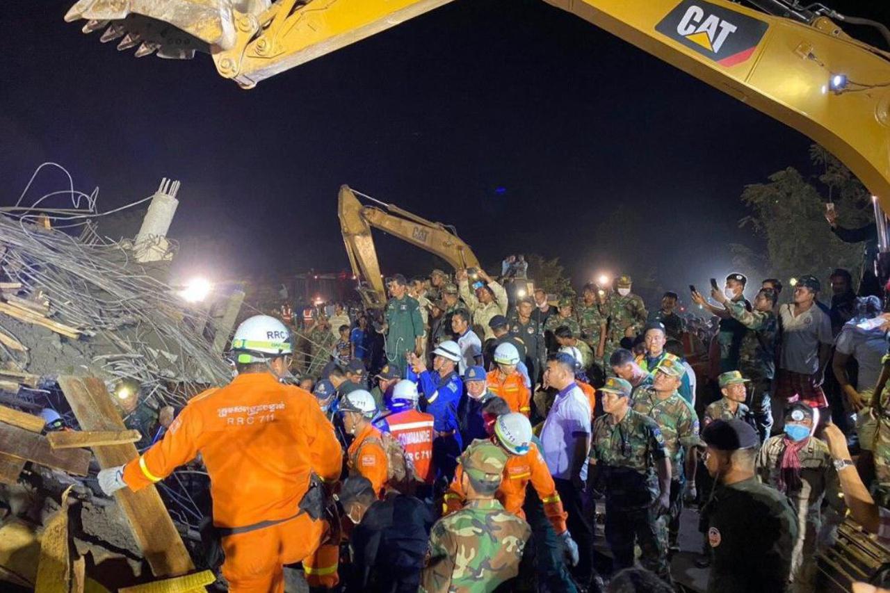 Urušila se zgrada u Kambodži