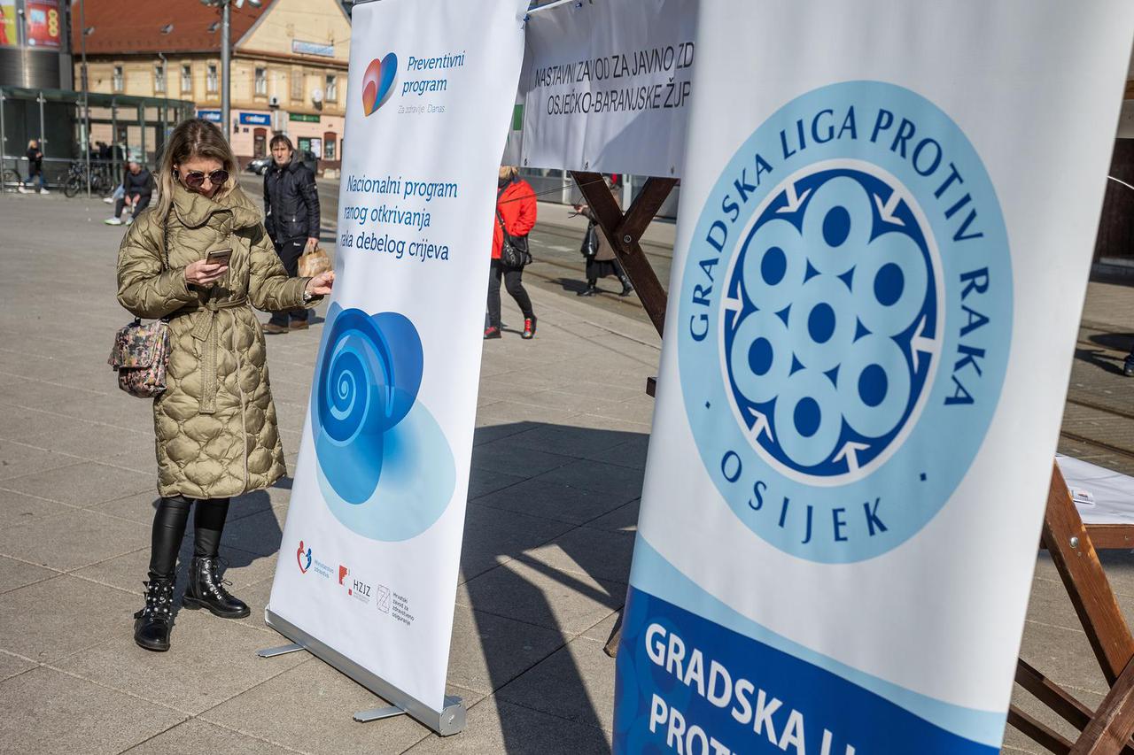Osijek: Obilježavanje svjesnosti o raku debelog crijeva