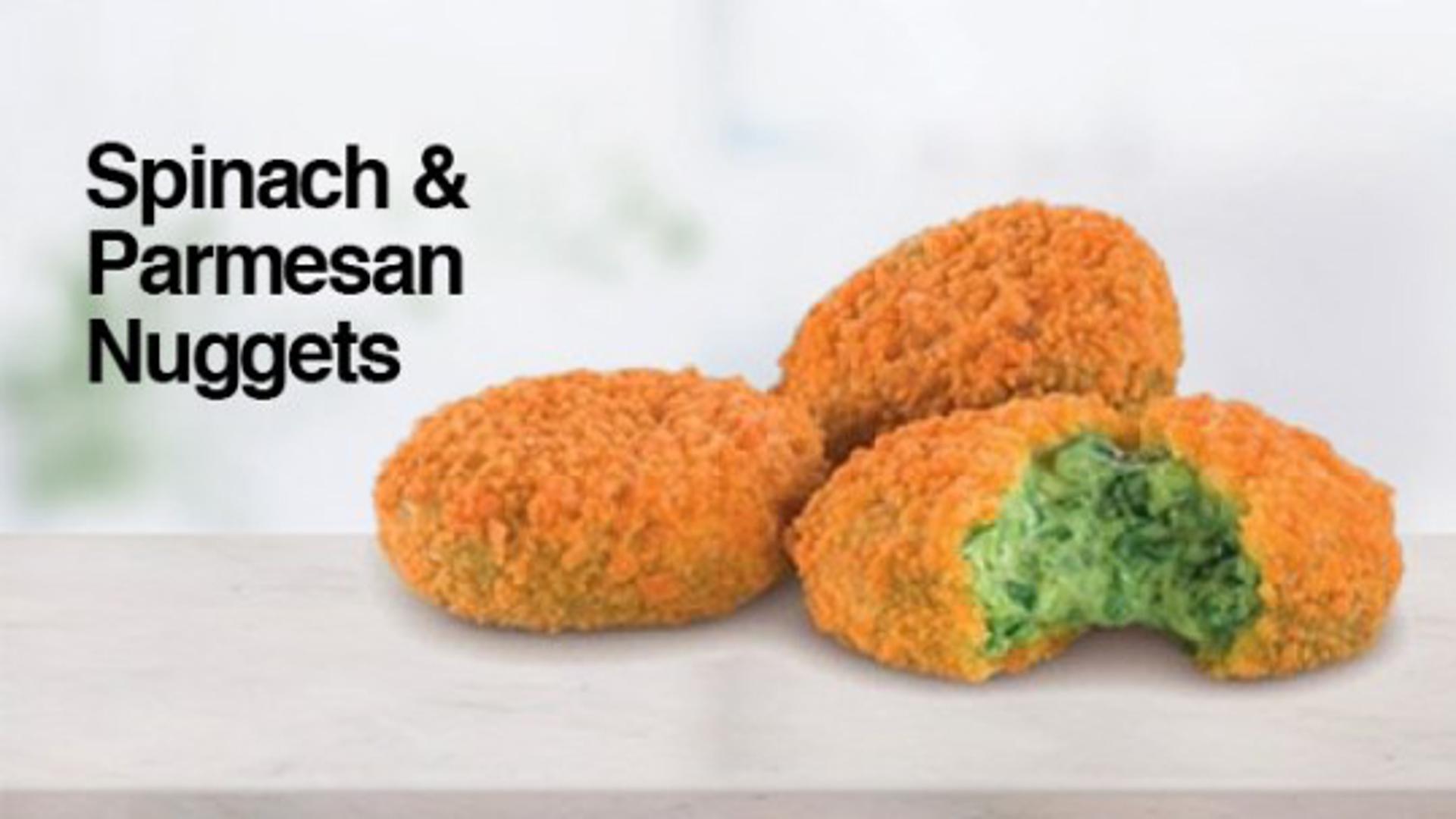 Sir i špinat u obliku kuglice, prženi u ulju nude se u Italiji.
