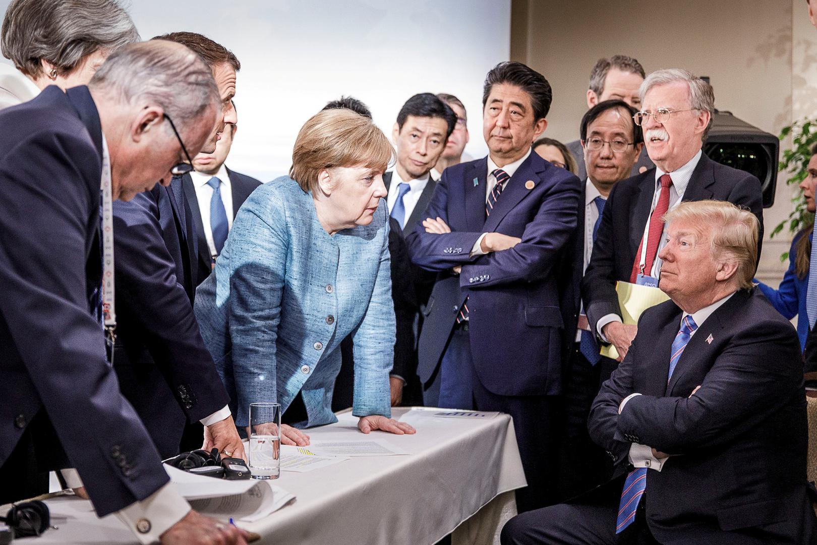 Slike sa summita G7 proteklog vikenda obišle su svijet – Donald Trump izvlačio se iz klinča s državničkom elitom iz šest najrazvijenijih zemalja