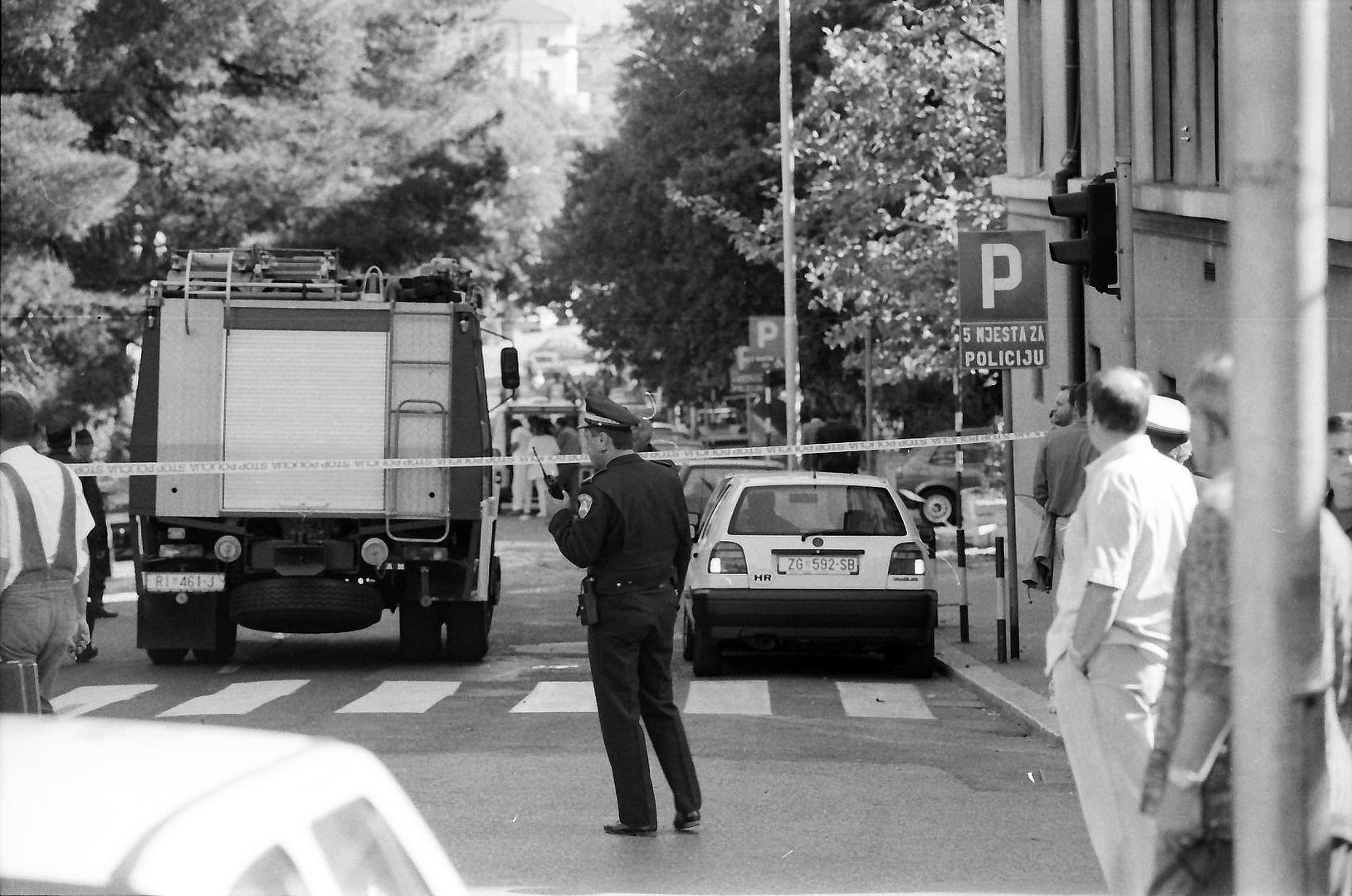 Rijeka: Eksplozija bombe pred zgradom MUP-a 20. listopada 1995. godine