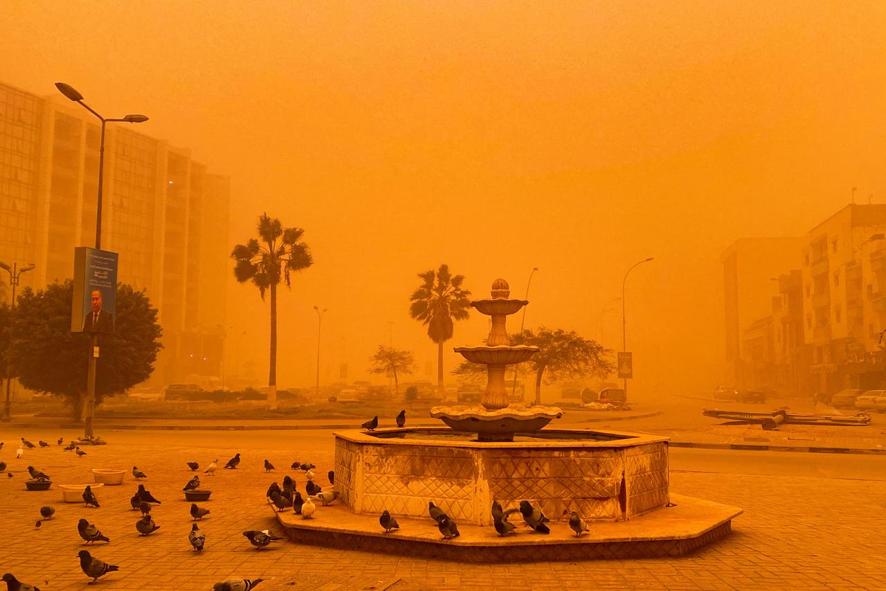 Dust storm in Benghazi