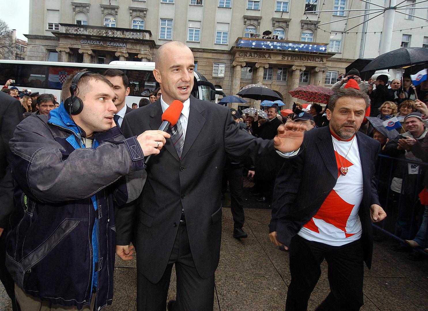 U Hrvatsku je s majkom Hazirom i bratom Vladom stigao u svibnju 1992. godine. Otac Marko ostao je u Banjoj Luci s obzirom na to da mu nije dopušteno da napusti državu. Obitelj je dolazak oca čekala dugih i neizvjesnih pet mjeseci. Tada je konačno stigao u Sisak. Put je obitelj Ljubičić odveo u Rijeku, a Ivana vratio na teniske terene. Dočekao je i priliku da trenira u Italiji, a naveo je kako je upravo to bio ključan trenutak za njegovu karijeru. "Otišao sam u Torino i tamo proveo tri godine. U početku nije bilo lako, htio sam se vratiti kući... Ali, malo-pomalo, priviknuo sam se, naučio jezik, dobro sam se osjećao i počeli su stizati i rezultati", kazao je jednom prilikom Ljubičić.