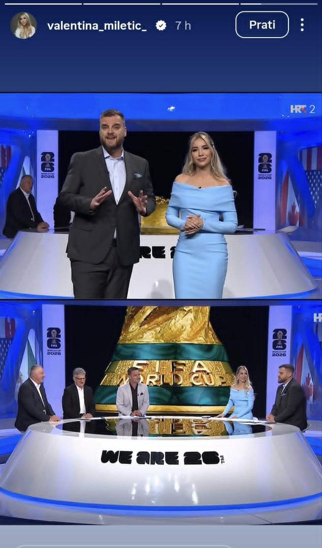 Nakon pobjede Hrvatske protiv Gane (2-1), slavlje se preselilo u HTV-ov studio emisije "Americana". U veseloj atmosferi, voditeljica Valentina Miletić iznenadila je gledatelje dovevši u studio svog kućnog ljubimca.