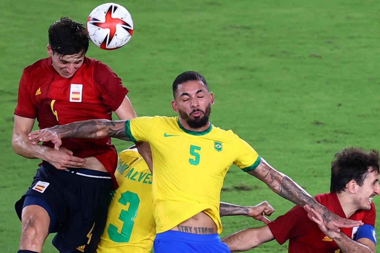 Soccer Football - Men - Gold medal match - Brazil v Spain