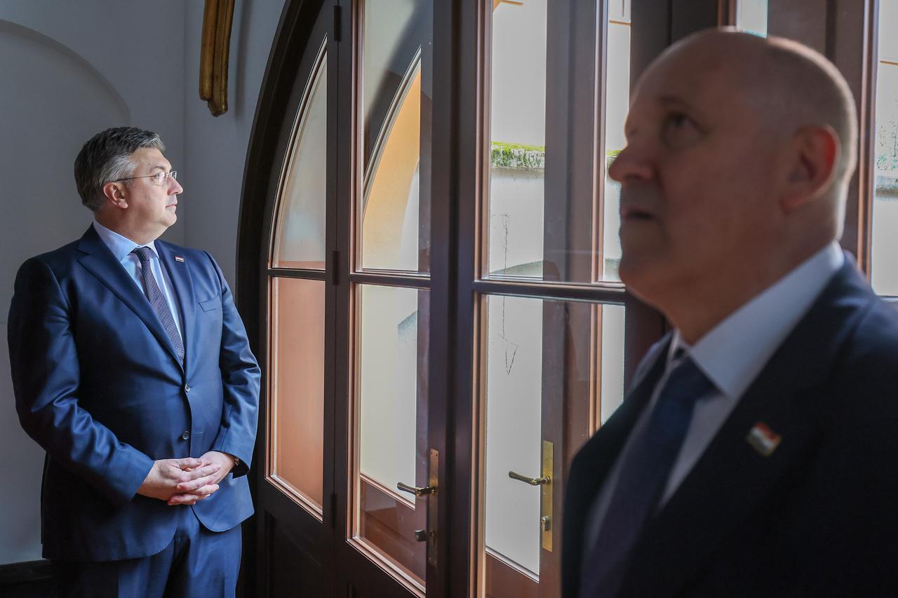 Premijer Plenković obišao Atelijer Meštrović povodom pete obljetnice potresa