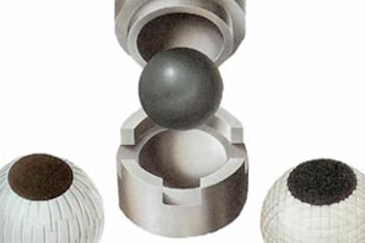 Kalup za gutaperč loptu