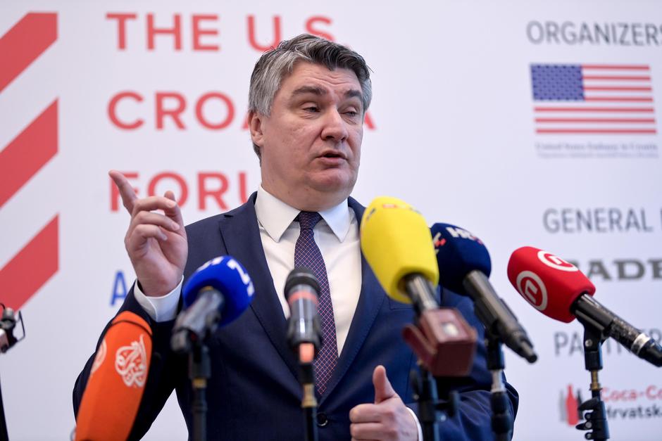 Američko-hrvatski forum: Konferencija za medije Zorana Milanovića