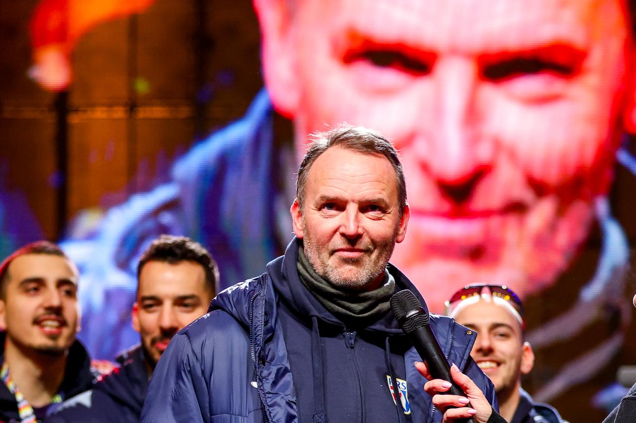 Zagreb: Svečani doček rukometnih reprezentativaca nakon osvojene bronce na Europskom prvenstvu