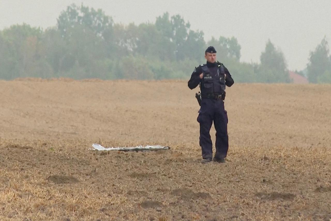 Drones shot down in Polish airspace prompt military patrols