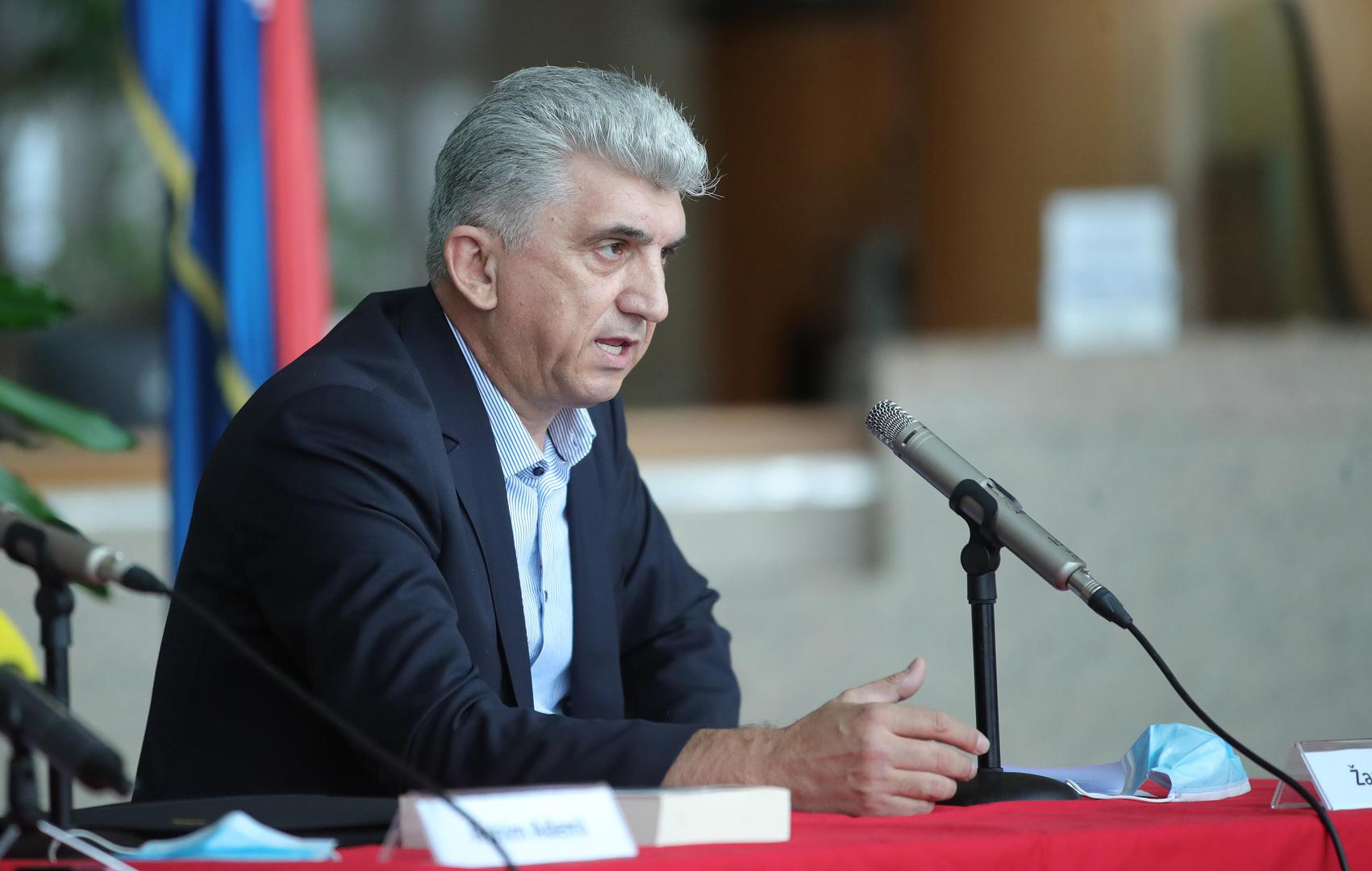 21.10.2021 Zagreb - U nacionalnoj i sveucilisnoj knjiznici odrzana je promocija knjige generala Rahima Ademija "Samo istina, ratni dnevnik generala hrvatske vojske" u izdanju Vecernjeg lista.