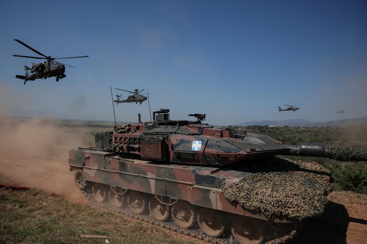 U.S. holds military exercises with NATO partners in Greece