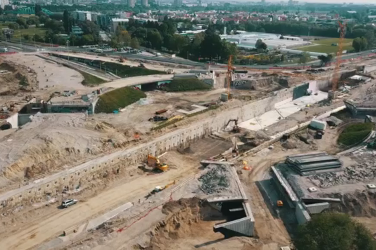 Zagreb: Zračna snimka rotora