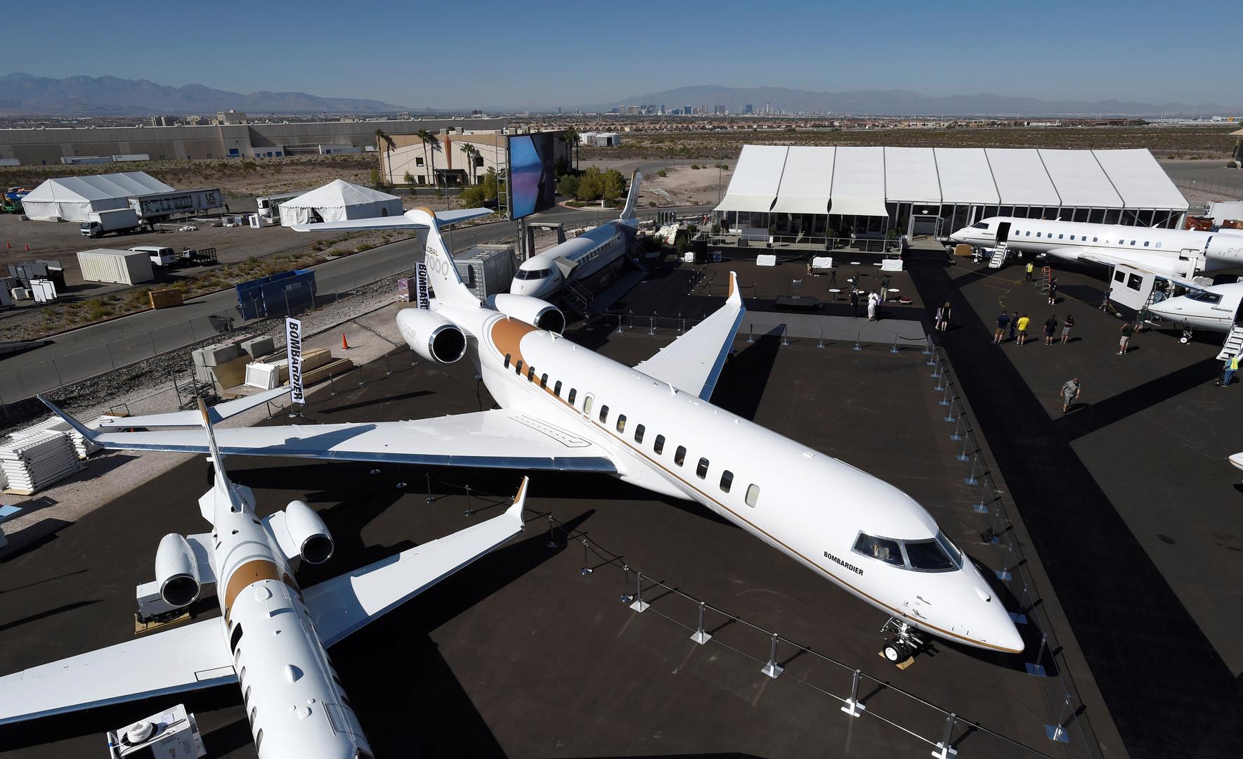 Kanadska kompanija Bombardier Inc u nedjelju je u Las Vegasu izložila svoj novi zrakoplov Global 7000.