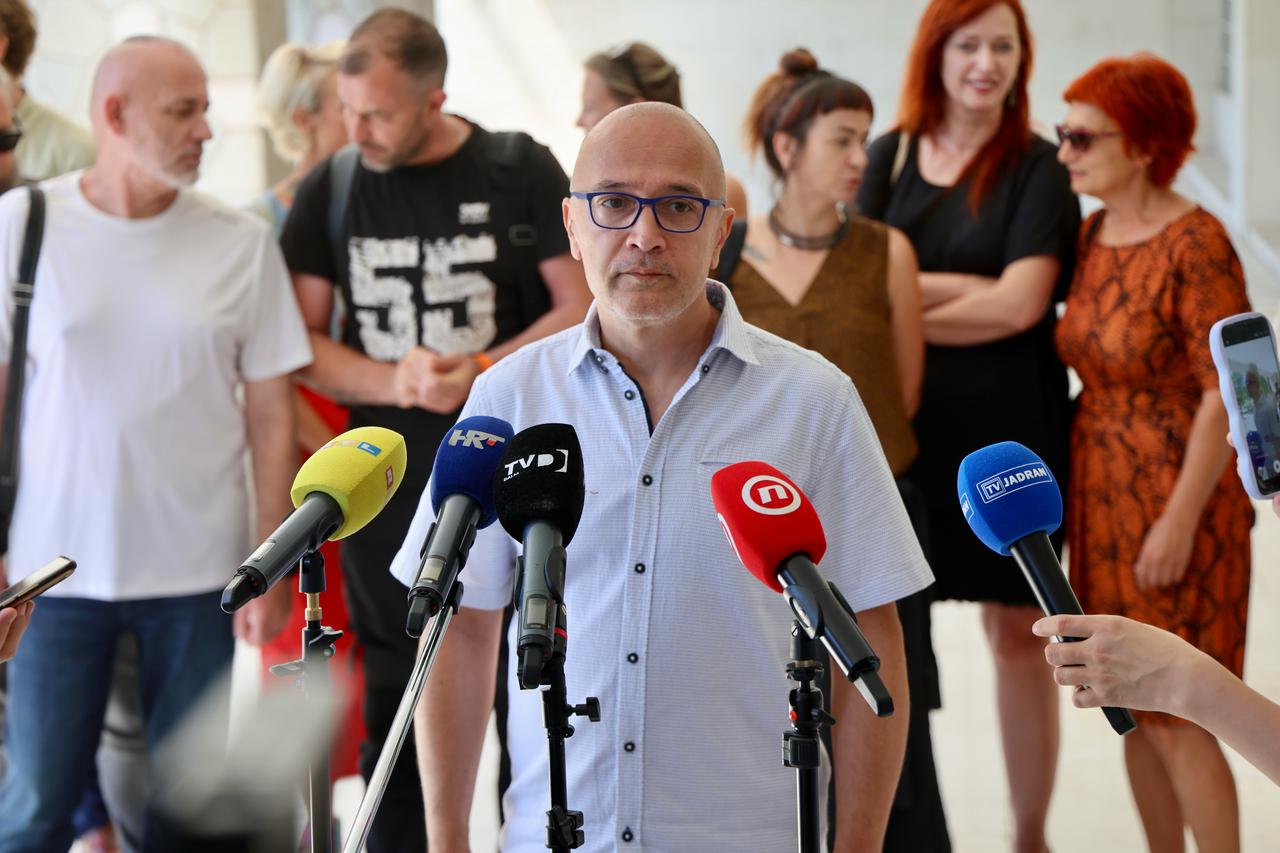 Split: Hrvatski sindikat djelatnika u kulturi održao konferenciju nakon nastavka postupka mirenja s Gradom Splitom