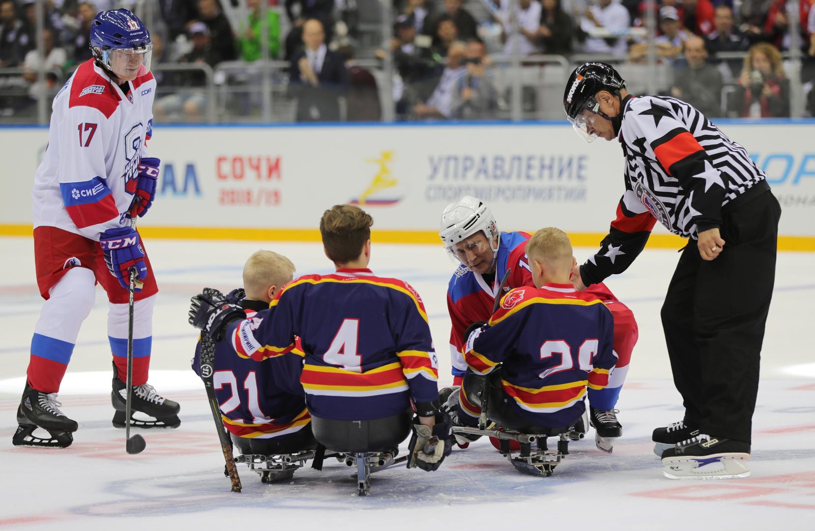 U pobjedi od 14-7 ruski predsjednik je upisao čak osam golova. 