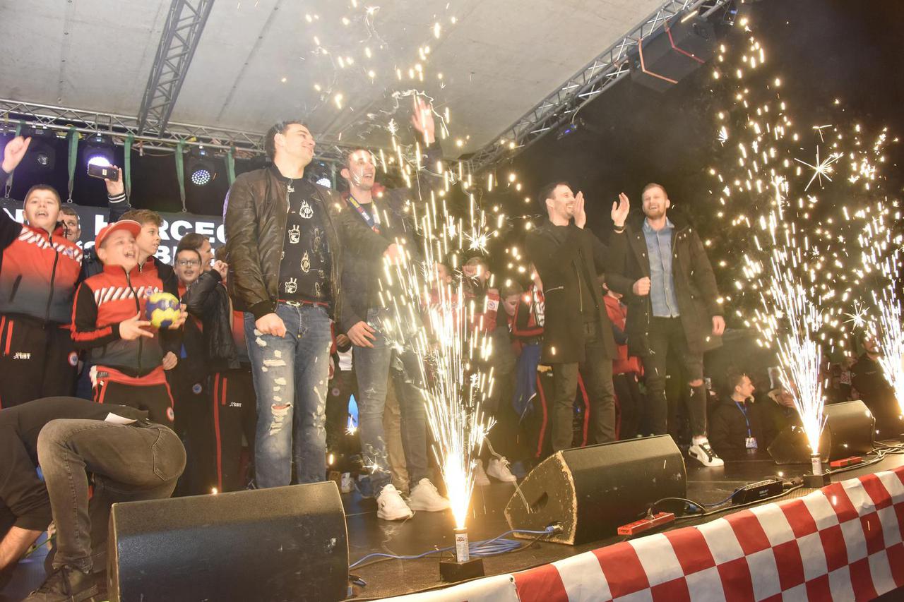 Doček rukometaša u Mostaru