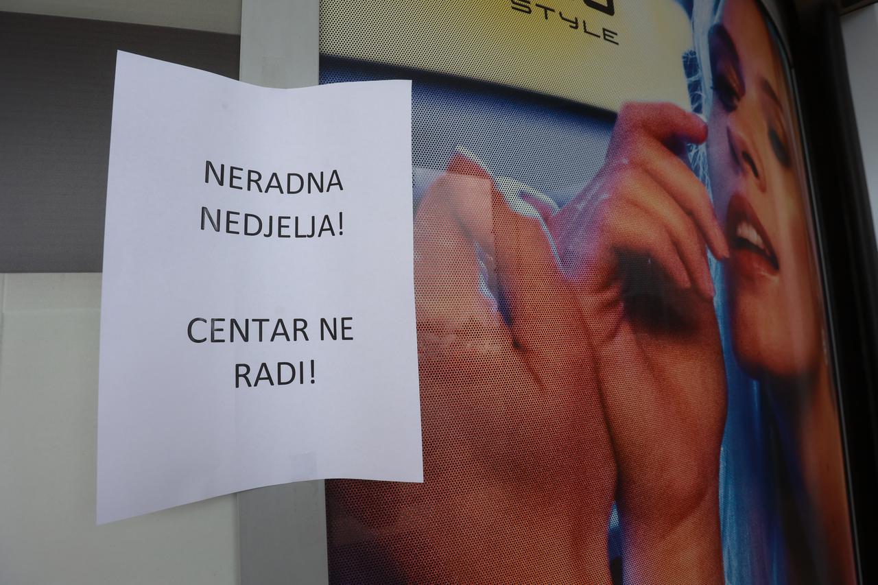 Zatvoren Avenue Mall u Osijeku zbog novog zakona o neradnim nedjeljama